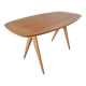 Italian Beech Side Table, 1960s