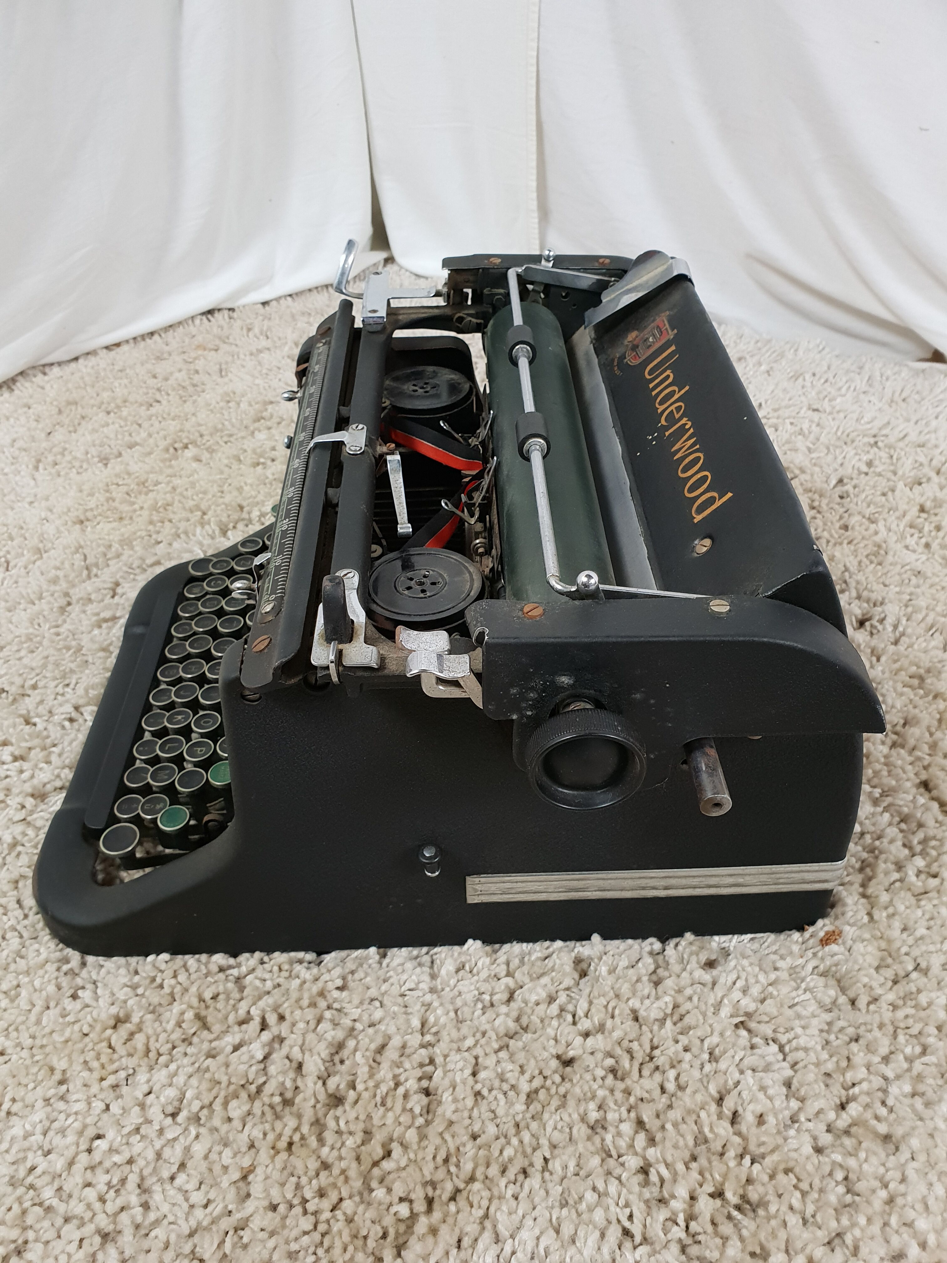 Machine à écrire Underwood années 30