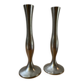 Set of 2 Damart single flower vases