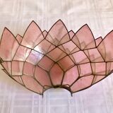 Mother-of-pearl lotus wall lamps