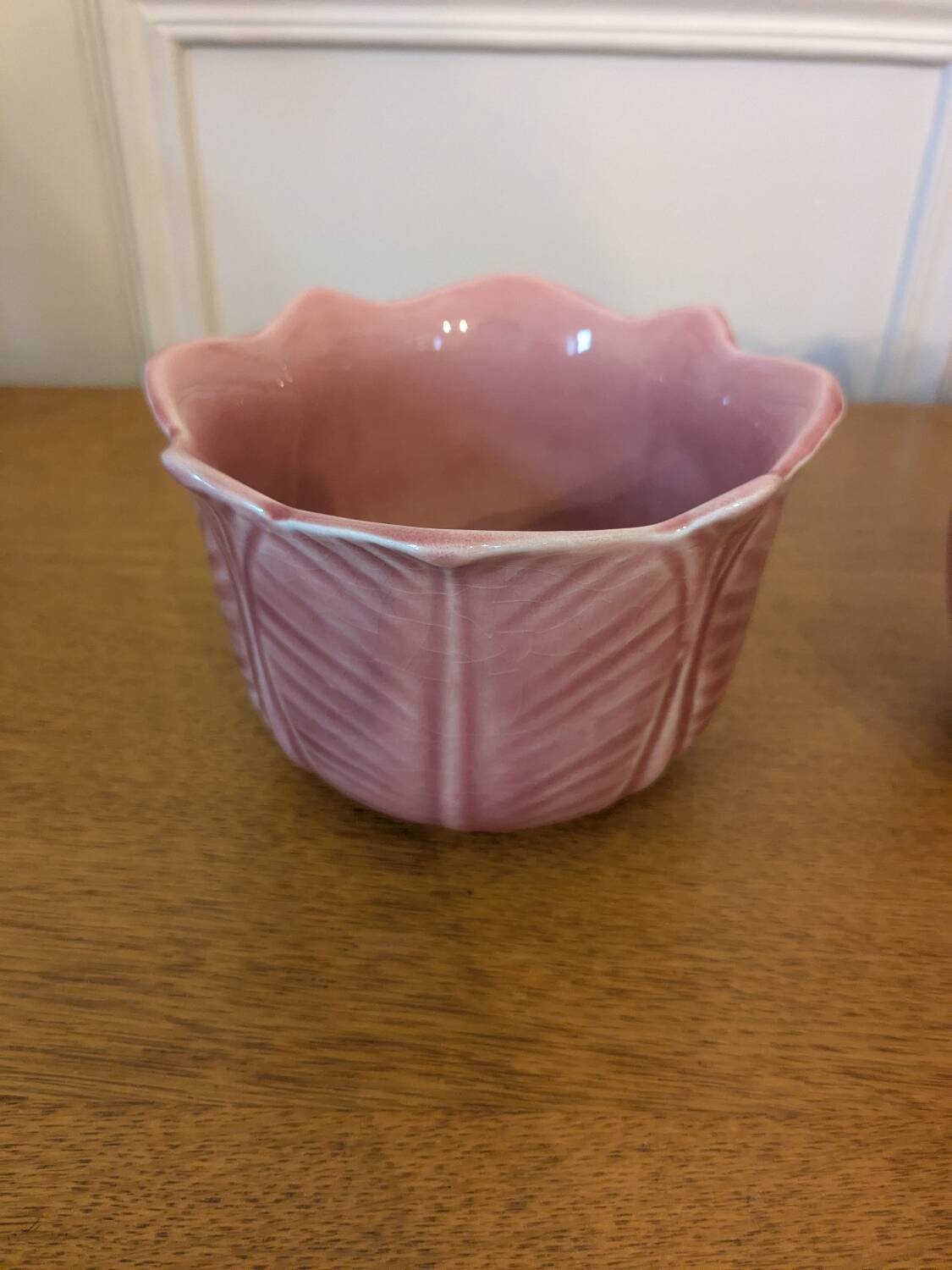 Set of three ceramic planters