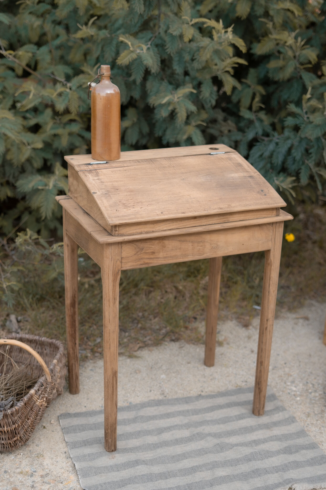 Renovated wooden desk