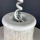 Beige Murano Glass Pendant Light from the Mid-Century, Italy, 1970s