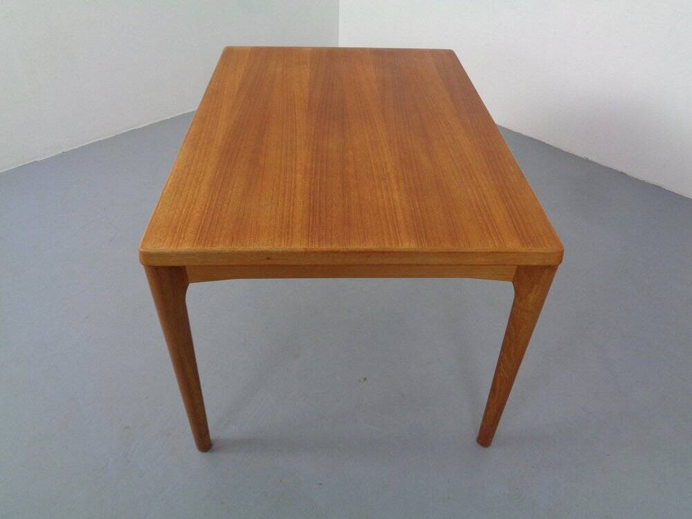 Extendable Teak Dining Table by Henning Kjærnulf for Velje Møbelfabrik, 1960s