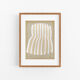 "Stripes" Original painting on vintage paper