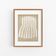 « Stripes » Peinture originale sur papier vintage