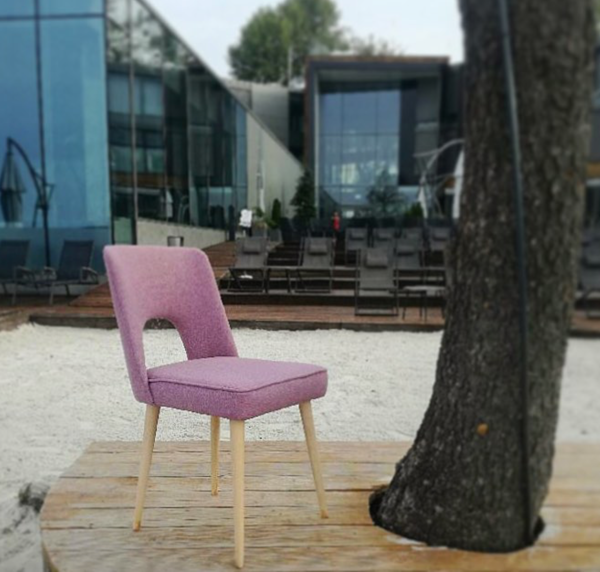 Vintage polish "shell chair"