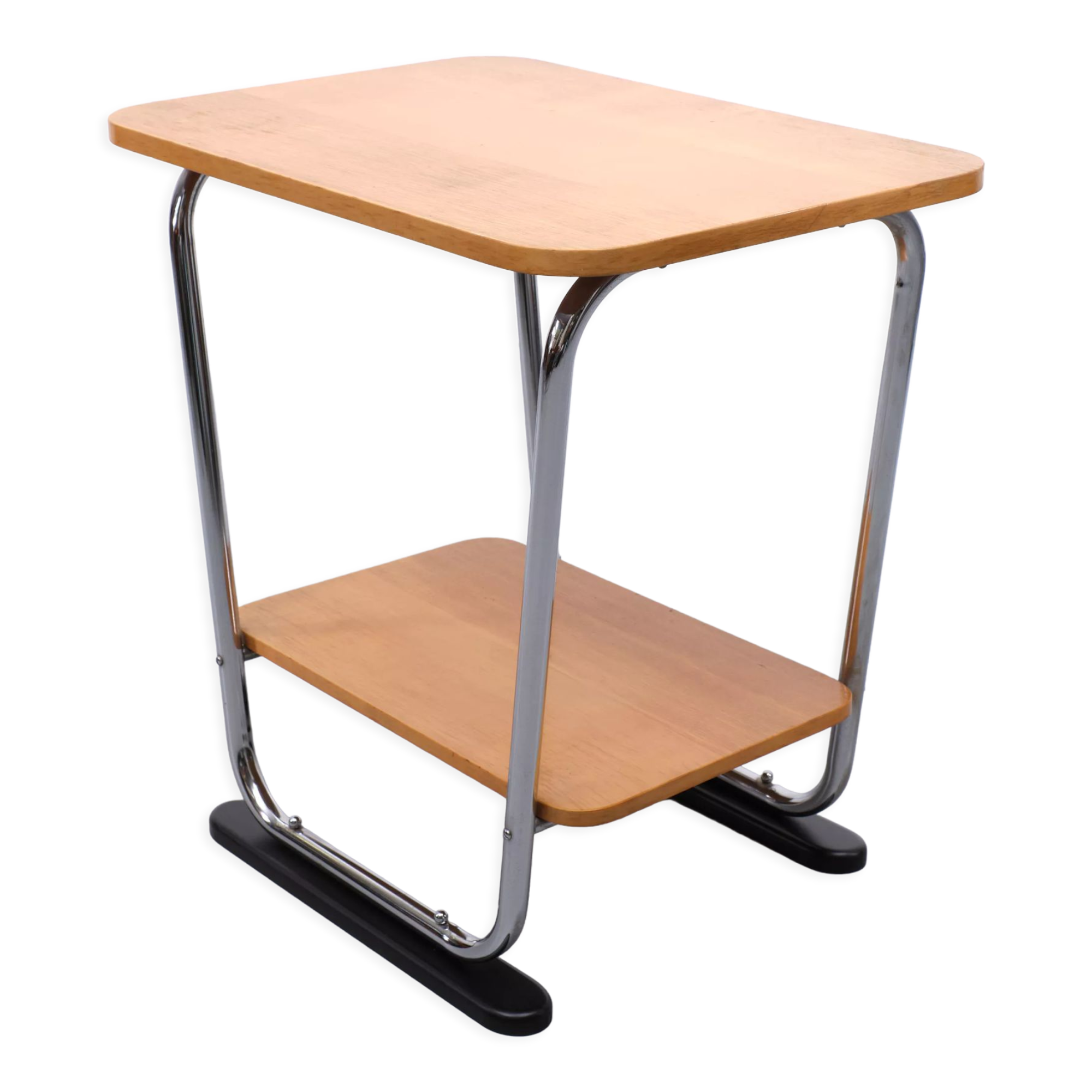 Bauhaus 2-Tier Side Table, Germany, 1930s