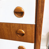 Vintage Scandinavian teak row, 1970