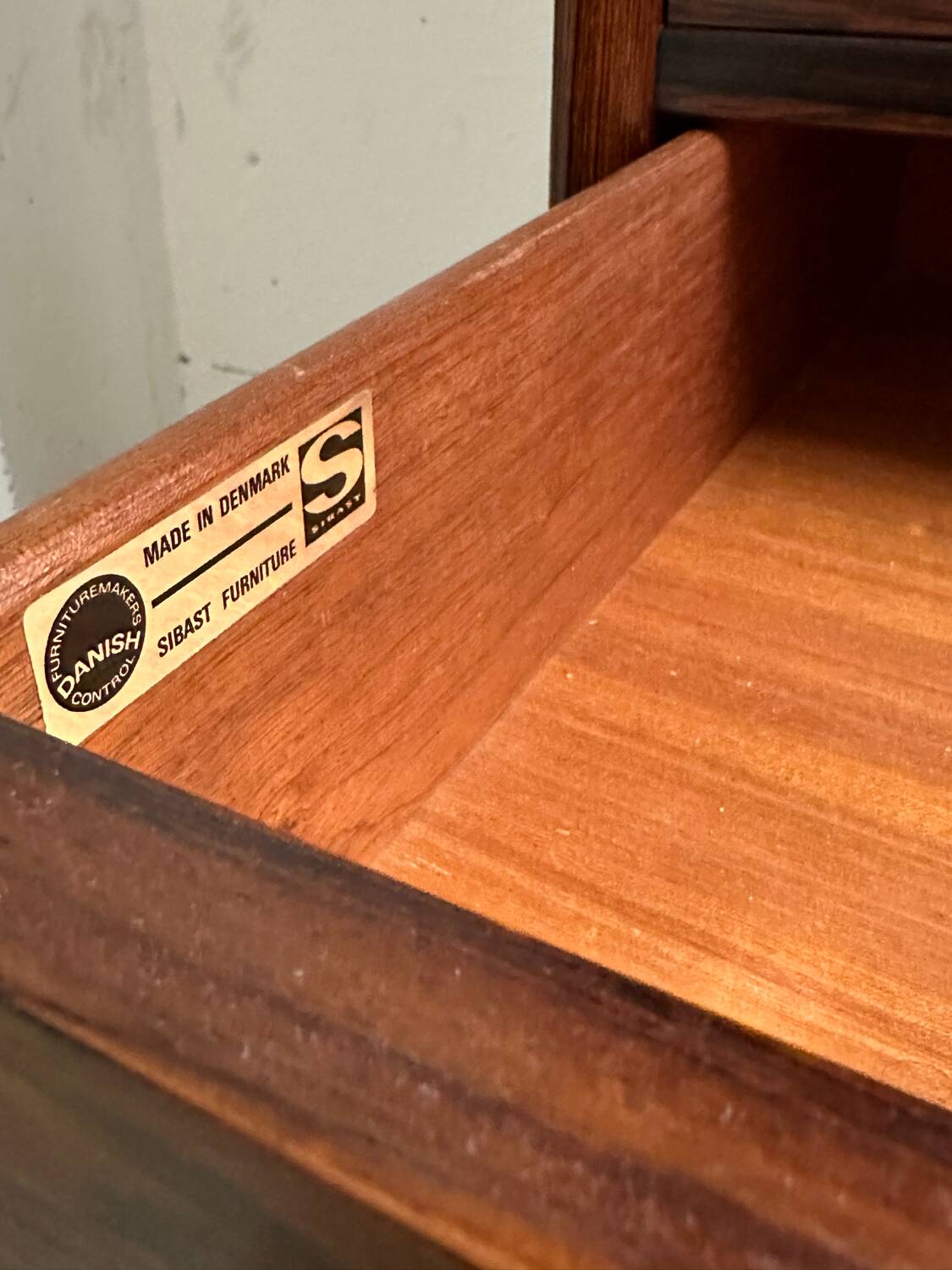 Arne Vodder Palisander Secretary in Palisander for Sibast 60s