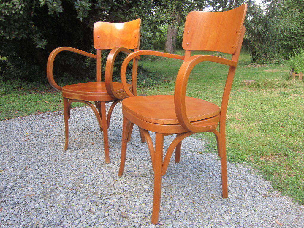 Pair of armchairs baumann