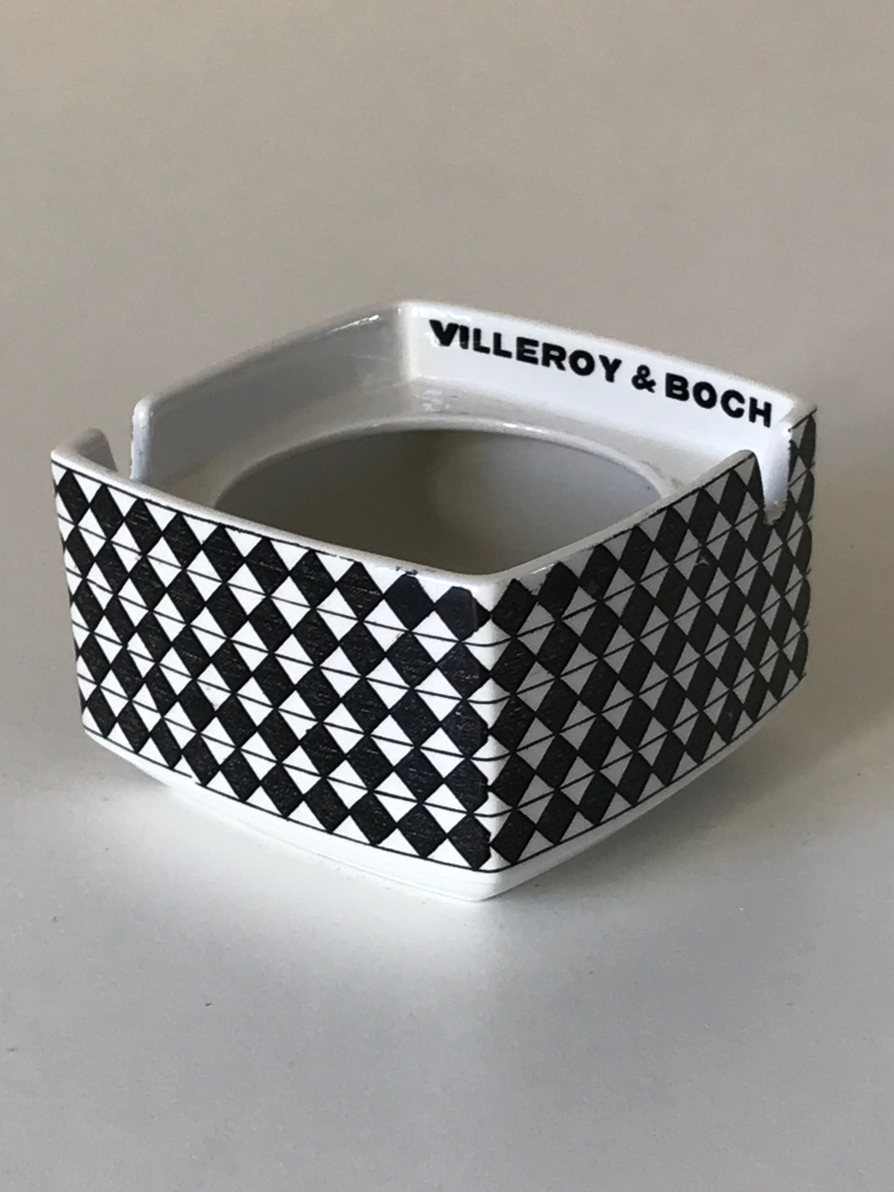 Vintage ceramic ashtray design villeroy and boch 70