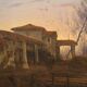 Antique French Painting Landscape From 19th Century