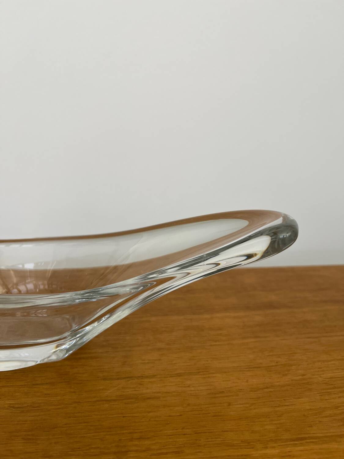 Coupe / vide poche cristal  signée Daum