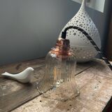 Vintage portable lamp with a glamorous feel