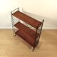 Mid century free standing rack with teak shelves by Dekker – Tomado