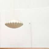 Mid-century modern Cocoon pendant lamp by Friedel Wauer for Goldkant Leuchten, Germany, 1960s.