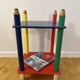 Table de chevet crayons Pierre Sala - 1983