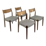 Teak chairs Cees Braakman set of 4