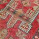 4x12 Vintage Long Wide Vintage Runner, Soft Red Wool Runner Rug, 104x363Cm