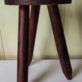 Tabouret bois rustique