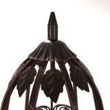 Lampadaire Art Nouveau en fer forgé, 1920