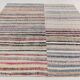 Large Striped Multicolor Vintage Kilim Rug, 292x327Cm
