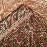 5x10 Peach & Brown Persian Kilim Rug, 166x300Cm