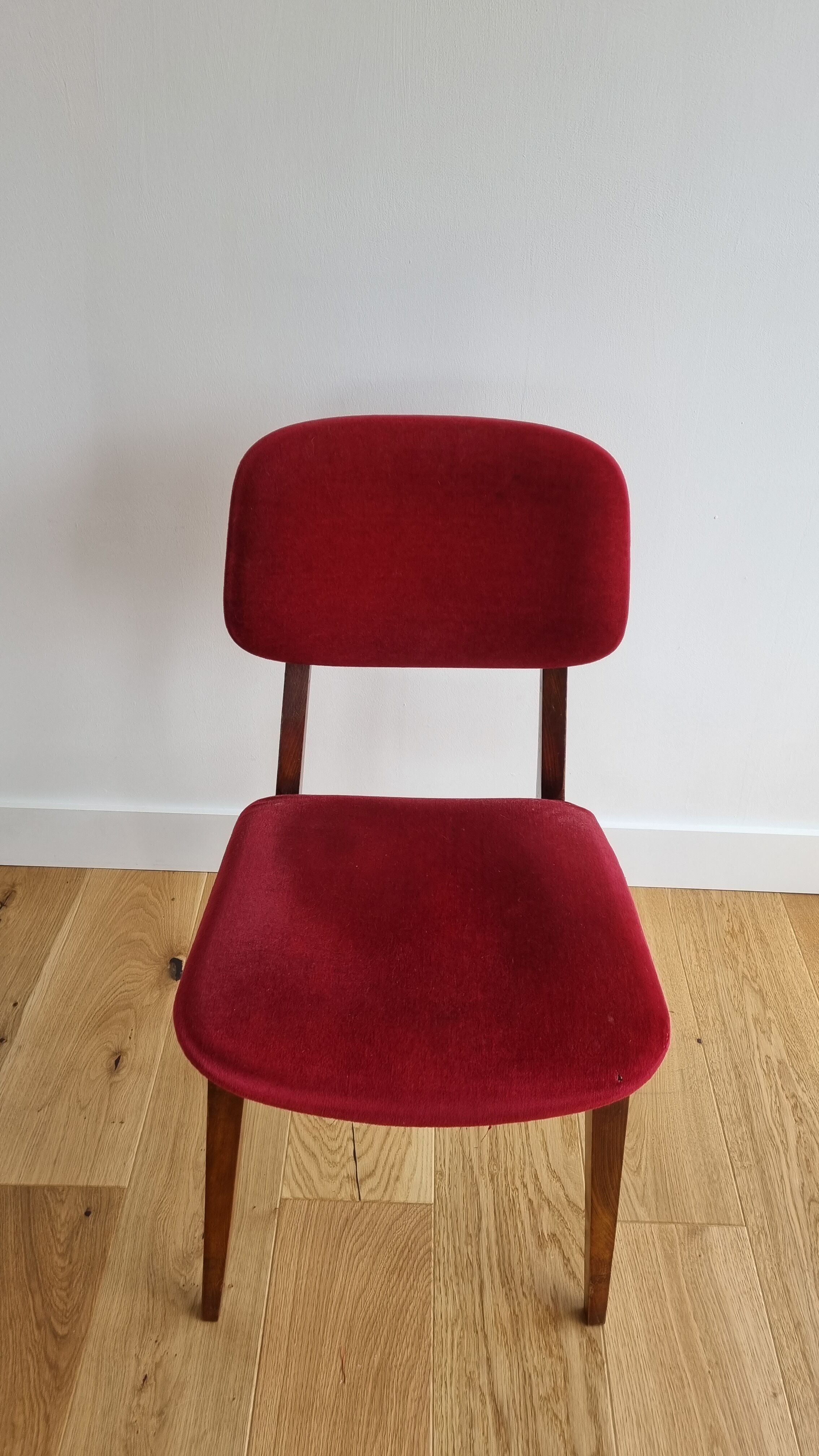 Vintage velvet chair