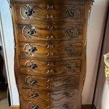 Louis XV style chiffonnier with seven drawers