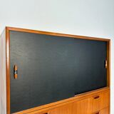 1960s Vintage Mid-Century Danish Three-Piece Teak Cabinet