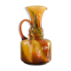 Blown marbled glass carafe