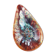 Vide poche en grès flammé du Morvan marron L 22,5 cm