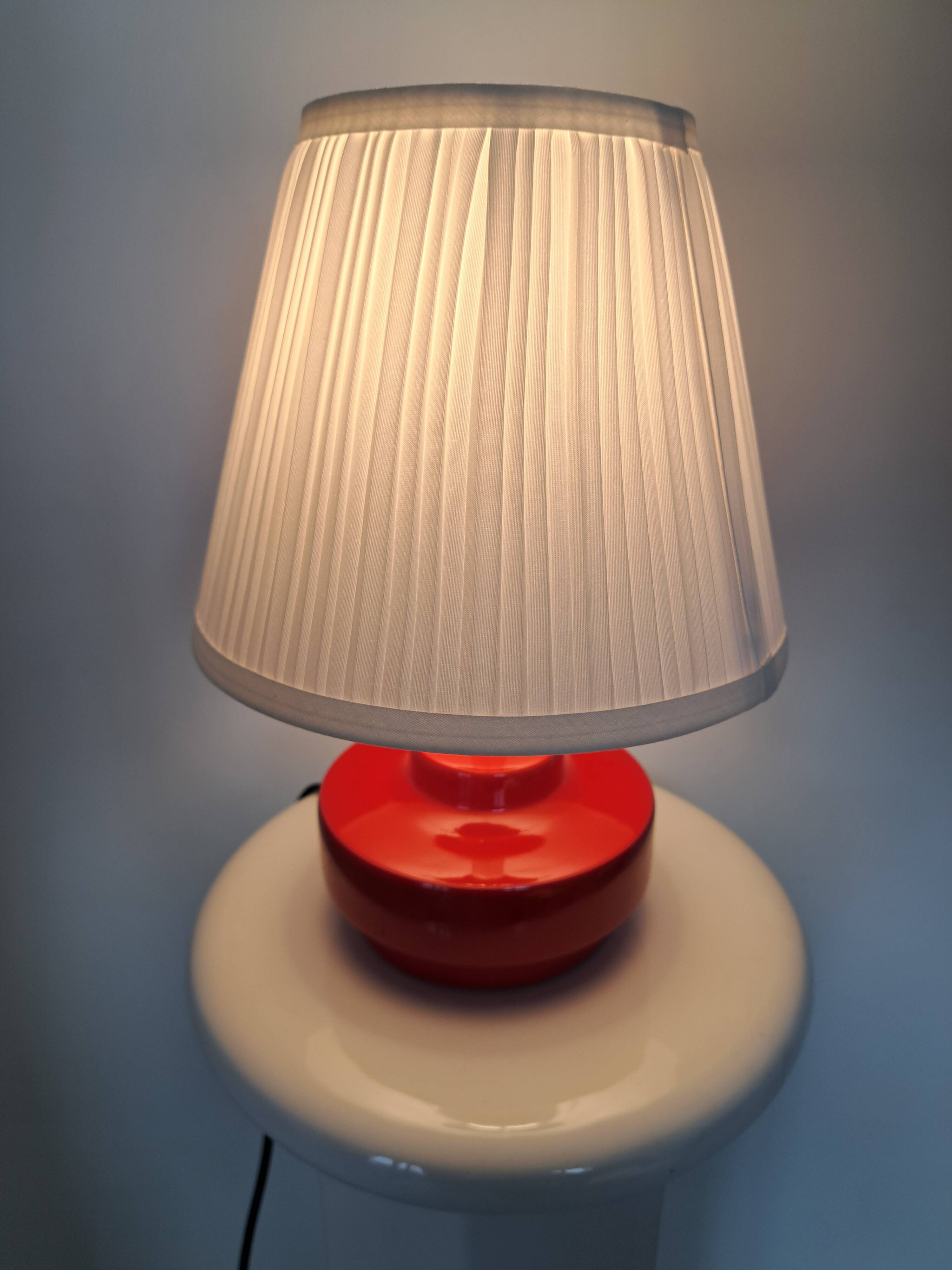 Lamp base (bedside) red