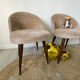 Vintage furry chairs