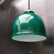 Green opaline pendant lights