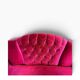 XL vintage fuchsia baroque armchair/sofa