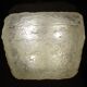 Vintage Brutalist Glass Ceiling Light