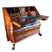 Petit secrétaire en commode hollandais du XVIIIe siècle