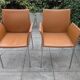 Paire de fauteuils Lia par Roberto Barbieri pour Zanotta — Cuir cognac