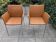 Paire de fauteuils Lia par Roberto Barbieri pour Zanotta — Cuir cognac