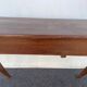Bureau moderniste en bois à pieds compas 1950