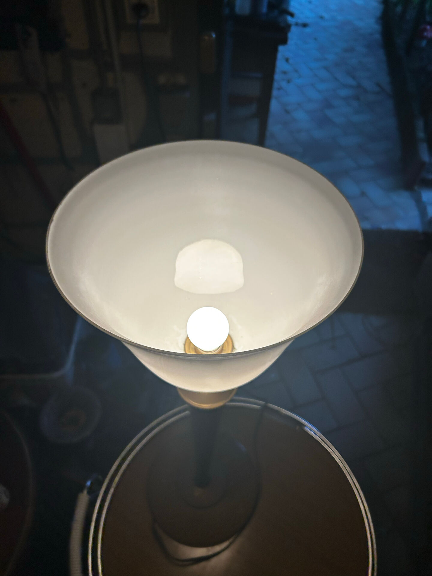 Vintage Mazda lamp from the 1940s.