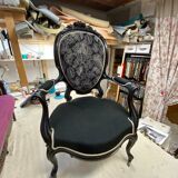 Baroque Napoleon III armchair