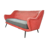 50s/60s gray red sofa