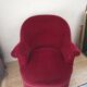 Fauteuil crapaud rouge cinéma