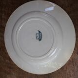 Set of 7 flat plates Sté Amandinoise St Amand, model Margot