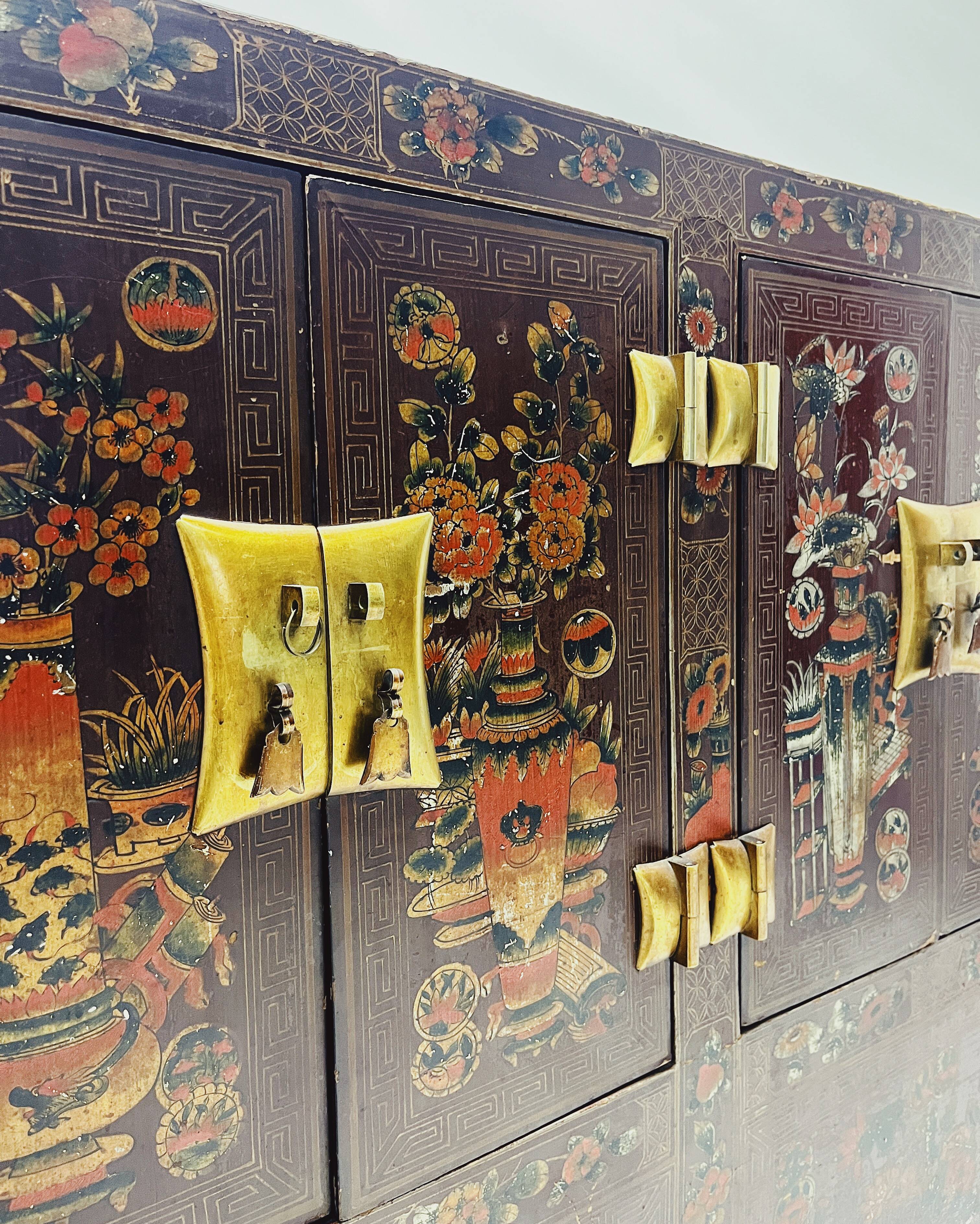 Chinese lacquer cabinet