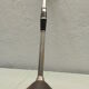 Vintage 60s floor ashtray in silver and black metal