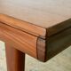 Table de repas scandinave vintage en teck